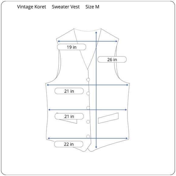 Vintage 90s Koret Fair Isle Sweater Vest Zip-Up Women’s Medium Mohair Blend - Picture 8 of 8